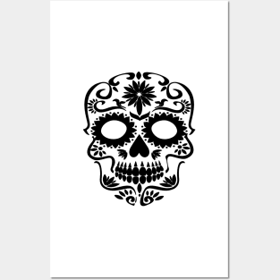 Black Sugar Skull Posters and Art